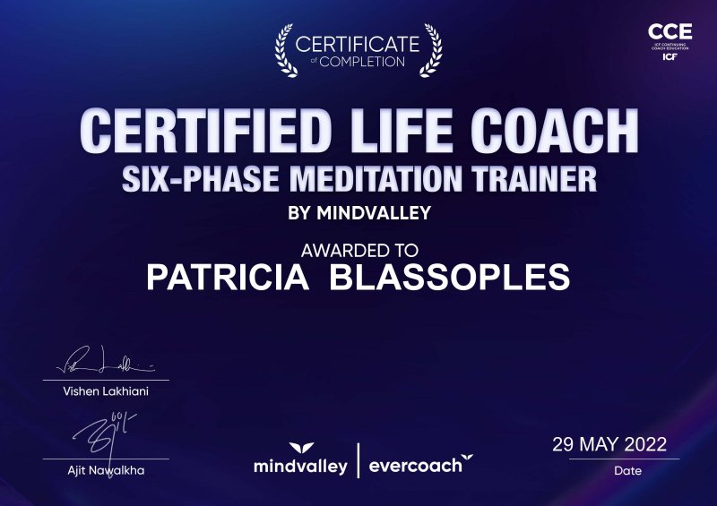 Mindvalley Certified Life Coach Certificate